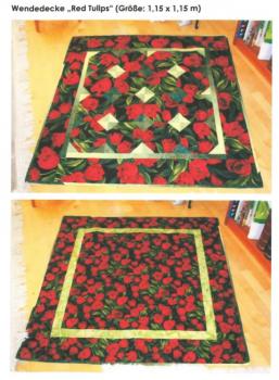 Wendedecke "Red Tulips"